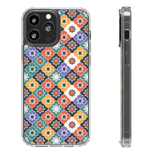 Geometric Clear Case - Vibrant Pattern Ultimate Style - Dipaliz - Iphone 13 Pro Max / Without Gift Packaging - Mobile