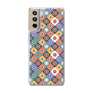 Vibrant Geometric Clear Case - Ultimate Style - Dipaliz - Mobile Phone Cases