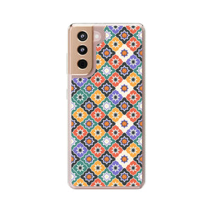 Vibrant Geometric Clear Case - Ultimate Style - Dipaliz - Mobile Phone Cases