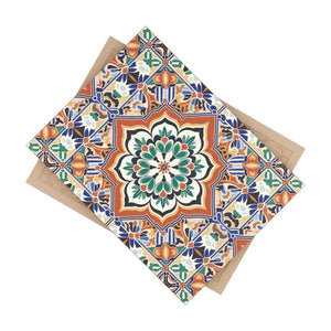 Vibrant Geometrical Pattern Ceramic Tile Decor - Dipaliz - Wall Tiles
