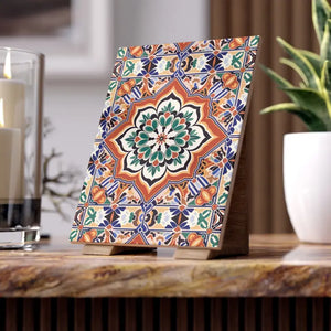 Vibrant Geometrical Pattern Ceramic Tile Decor - Dipaliz - Wall Tiles