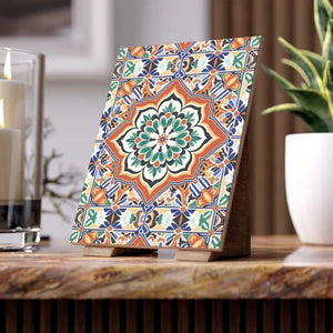 Vibrant Geometrical Pattern Ceramic Tile Decor - Dipaliz - Wall Tiles