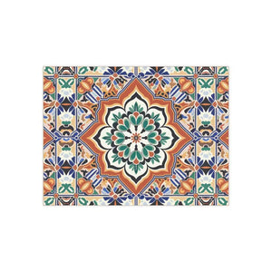 Vibrant Geometrical Pattern Ceramic Tile Decor - Dipaliz - 6’’ × 8’’ / Matte - Wall Tiles