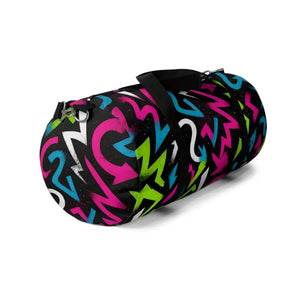 Graffiti Duffel Bag - Vibrant Street Art Style - Dipaliz - Bags