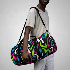 Vibrant Graffiti Duffel Bag - Travel and Gym - Dipaliz - Bags