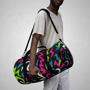 Vibrant Graffiti Duffel Bag - Travel and Gym - Dipaliz - Bags