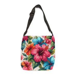 Hibiscus Tote Bag Bold Fashion Statement for Women - Dipaliz - 18’’ × - Bags