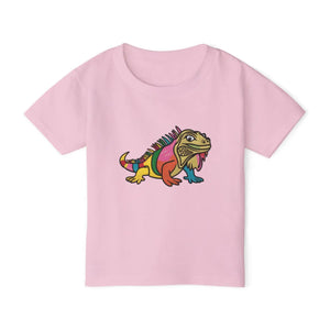 Vibrant Iguana Toddler Tee Stylish Cotton Fashion - Dipaliz - T-shirts