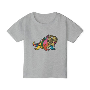 Vibrant Iguana Toddler Tee Stylish Cotton Fashion - Dipaliz - T-shirts