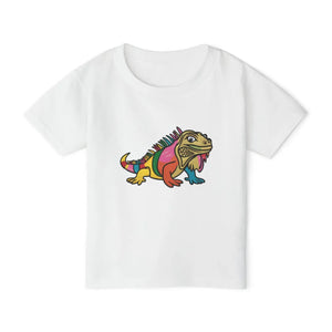 Vibrant Iguana Toddler Tee Stylish Cotton Fashion - Dipaliz - T-shirts