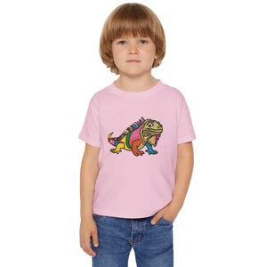 Vibrant Iguana Toddler Tee - Stylish Cotton Fashion - Dipaliz - T-shirts