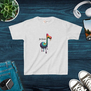 Kids Jam Session Tee - Music Lover Graphic Top - Dipaliz - Ash / Xl - T-shirts