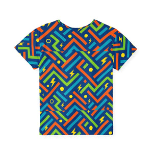 Vibrant Kids Sports Shirt - Colorful Athletic Jersey - Dipaliz - T-shirts