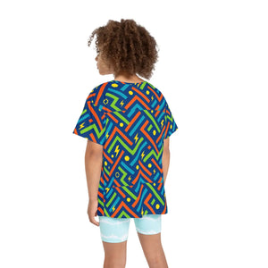 Vibrant Kids Sports Shirt - Colorful Athletic Jersey - Dipaliz - T-shirts