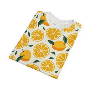 Vibrant Lemon Print Tee - Citrus Summer Style - Dipaliz - T-shirts