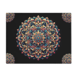 Vibrant Mandala Pattern Placemat – Cotton Decor - Dipaliz - Placemats