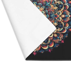 Vibrant Mandala Pattern Placemat – Cotton Decor - Dipaliz - Placemats