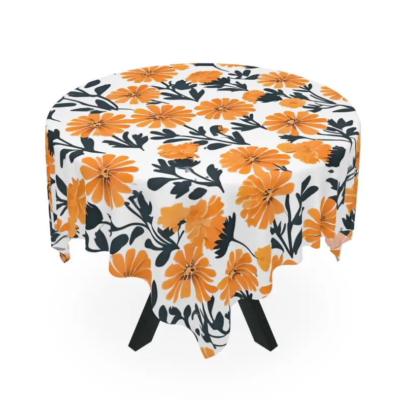 Elevate your Dining with the Marigold Tablecloth Fiesta - one Size / White Home Decor