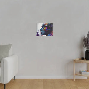 Paint Splash Woman’s Face Matte Canvas Modern Wall Art - Dipaliz - Posters Prints & Visual Artwork