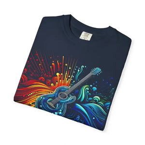 Unisex Garment-dyed T-shirt for Vibrant Music Lovers - Dipaliz - T-shirts