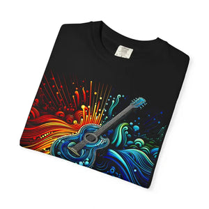Unisex Garment-dyed T-shirt for Vibrant Music Lovers - Dipaliz - T-shirts