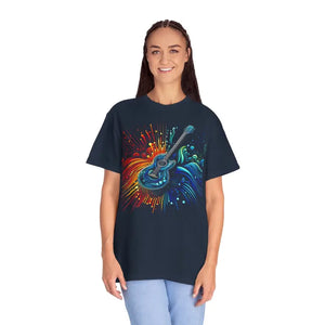 Unisex Garment-dyed T-shirt for Vibrant Music Lovers - Dipaliz - T-shirts