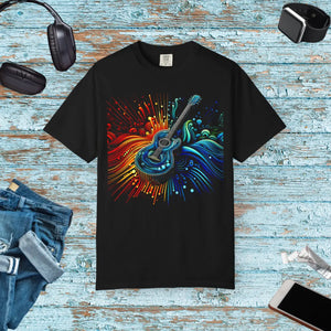 Vibrant Unisex Garment-dyed T-shirt Music Festival - Dipaliz - T-shirts
