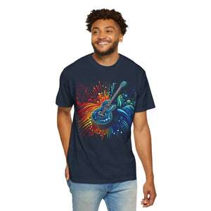Vibrant Unisex Garment-dyed T-shirt Music Festival - Dipaliz - T-shirts