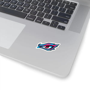 Vibrant Neon Eye Kiss-cut Sticker - Bold Gaming Laptop Decal - Decorative Stickers