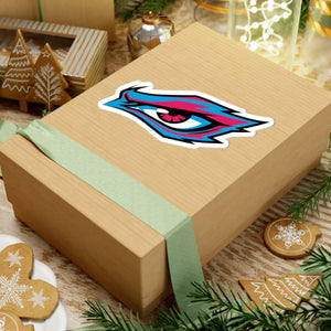 Vibrant Neon Eye Kiss-cut Sticker - Bold Gaming Laptop Decal - Decorative Stickers
