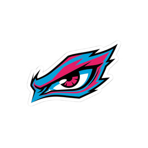 Vibrant Neon Eye Kiss-cut Sticker - Bold Gaming Laptop Decal - Decorative Stickers