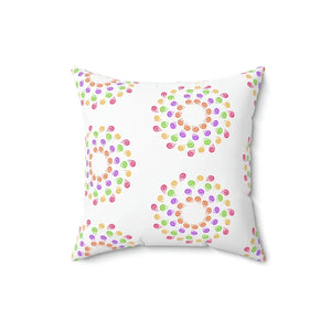 Colorful Geometrical Pattern Polyester Square Pillow - Dipaliz - 16’’ × - Throw Pillows