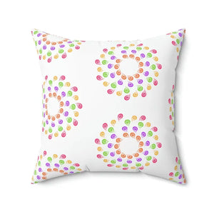 Colorful Geometrical Pattern Polyester Square Pillow - Dipaliz - 20’’ × - Throw Pillows
