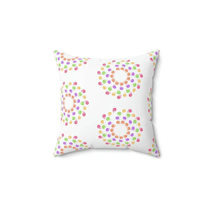 Colorful Geometrical Pattern Polyester Square Pillow - Dipaliz - 14’’ × - Throw Pillows