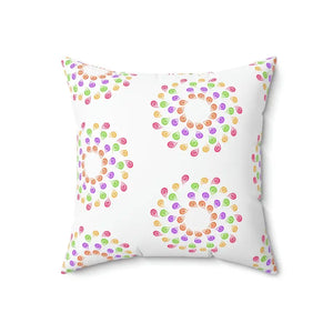 Colorful Geometrical Pattern Polyester Square Pillow - Dipaliz - 18’’ × - Throw Pillows