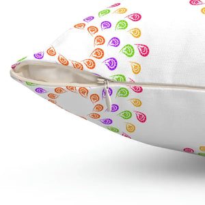 Colorful Geometrical Pattern Polyester Square Pillow - Dipaliz - Throw Pillows