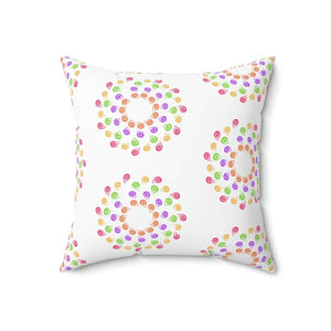Colorful Geometrical Pattern Polyester Square Pillow - Dipaliz - Throw Pillows