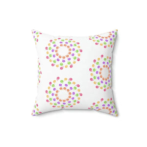 Colorful Geometrical Pattern Polyester Square Pillow - Dipaliz - Throw Pillows