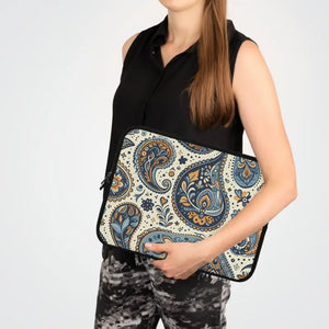 Vibrant Paisley Laptop Sleeve Stylish Protection - Dipaliz - Bags