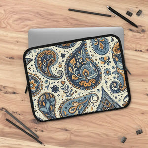 Vibrant Paisley Laptop Sleeve Stylish Protection - Dipaliz - Bags