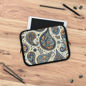 Vibrant Paisley Laptop Sleeve Stylish Protection - Dipaliz - Bags
