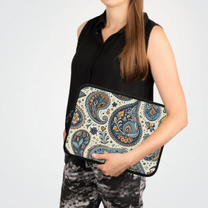 Vibrant Paisley Laptop Sleeve Stylish Protection - Dipaliz - Bags