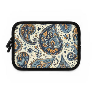 Vibrant Paisley Laptop Sleeve Stylish Protection - Dipaliz - Black / 7’’ - Bags