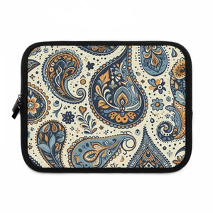 Vibrant Paisley Laptop Sleeve Stylish Protection - Dipaliz - Black / 10’’ - Bags