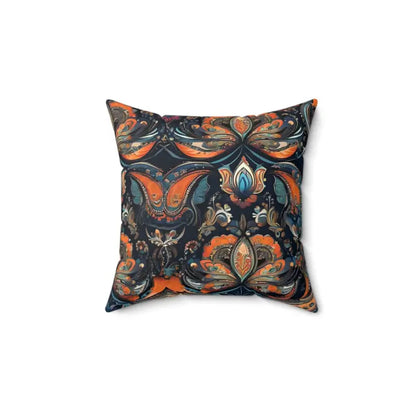 Vibrant Paisley Polyester Pillow: Bold Style for your Space - Home Decor