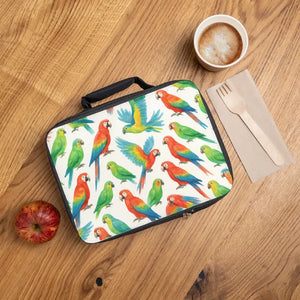 Vibrant Parrot Print Lunch Suitcase Bold Style Dipaliz - one Size / Black - Suitcases