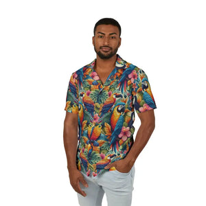 Men’s Hawaiian Camp Shirt All-over Print Bold Summer Style Dipaliz - Shirts