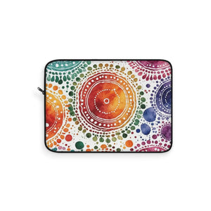 Vibrant Pattern Laptop Sleeve - Plush Fleece Interior - Dipaliz - Bags