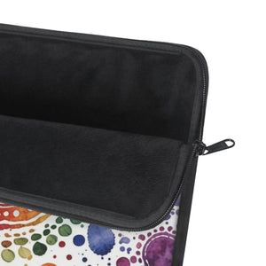 Vibrant Pattern Laptop Sleeve - Plush Fleece Interior - Dipaliz - Bags