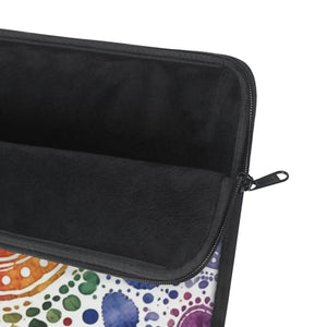 Vibrant Pattern Laptop Sleeve - Plush Fleece Interior - Dipaliz - Bags